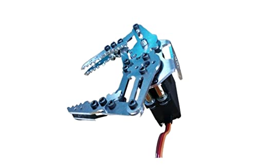 CHLOES Roboter Bausatz Mechanischer Greifer aus Metall mit hohem Drehmoment, digitaler Servo-Industrieroboter-Greifer-Klemmmanipulator for Selbermachen for Spielzeug Roboterarm von CHLOES