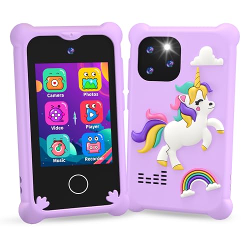 Kinder Handy, 2.8” Display Spielzeug Smartphone mit Musik und Spiel, Kinderkamera mit Touchscreen, Geschenk für Für Kinder 3 4 5 6 7 8 Jahren Jungen und Mädche Kinder Handy, 2.8” Display Spielzeug Smartphone mit Musik und Spiel, Kinderkamera mit Touchscreen, Geschenk für Für Kinder 3 4 5 6 7 8 Jahren Jungen und Mädche von CHRERNA