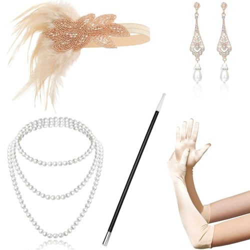 CHRI 7 STK 20er jahre kostüm damen Accessoires, gatsby accessoires damen, 1920er Accessoires Damen, great gatsby accessoires damen, Karneval Kostüm Damen Accessoires CHRI 7 STK 20er jahre kostüm damen Accessoires, gatsby accessoires damen, 1920er Accessoires Damen, great gatsby accessoires damen, Karneval Kostüm Damen Accessoires von CHRI