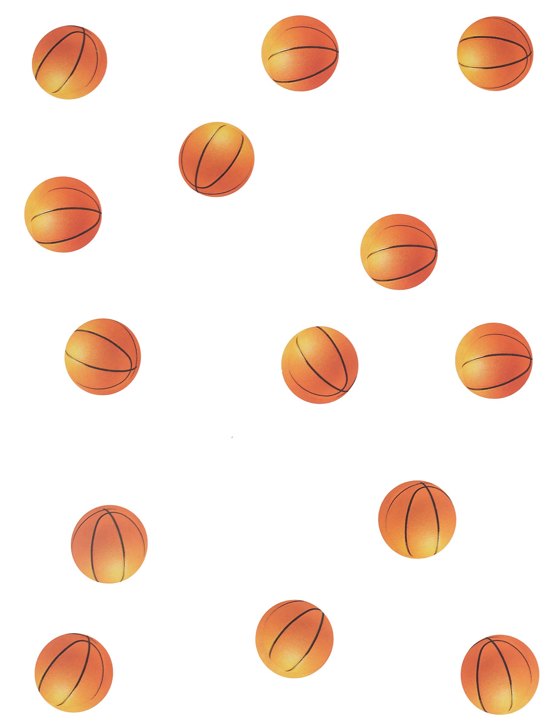 150 Tischkonfetti Basketball von CHRISTIANFABRICATIONS