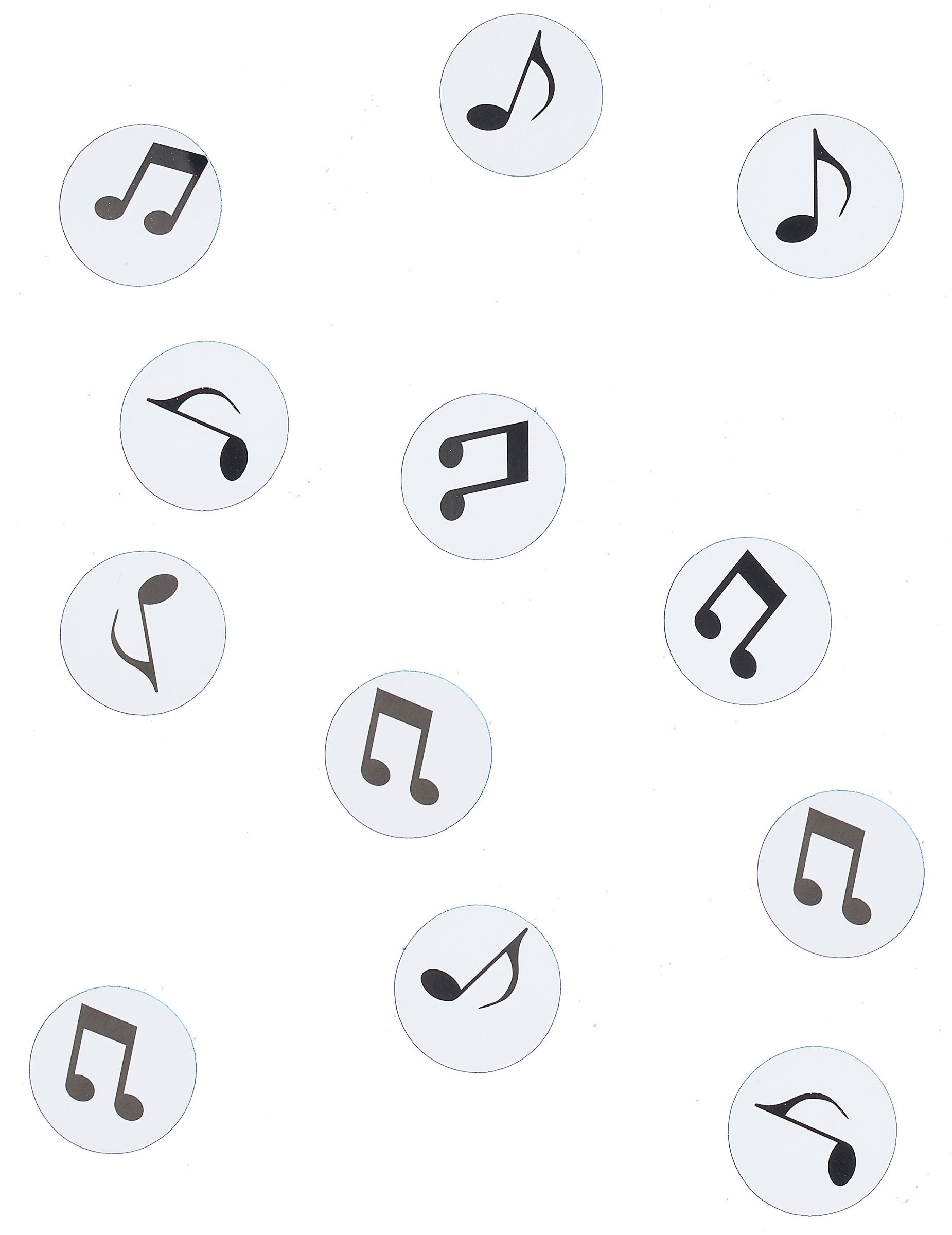 150 Tischkonfetti Musiknoten von CHRISTIANFABRICATIONS