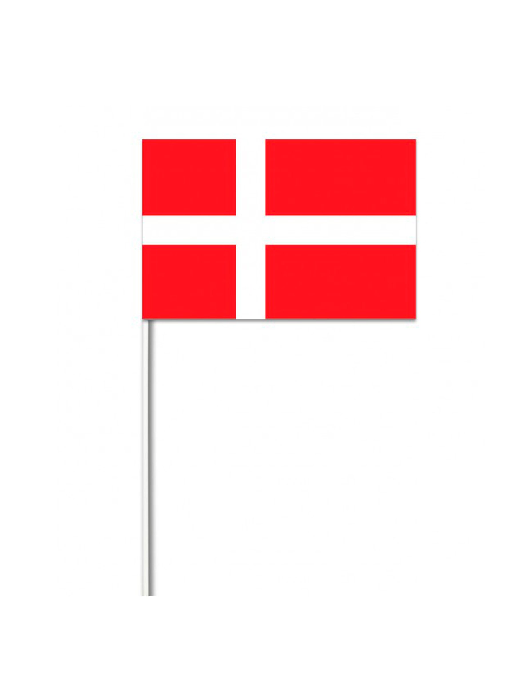 Fahne Dänemark Papier 14x21cm von CHRISTIANFABRICATIONS
