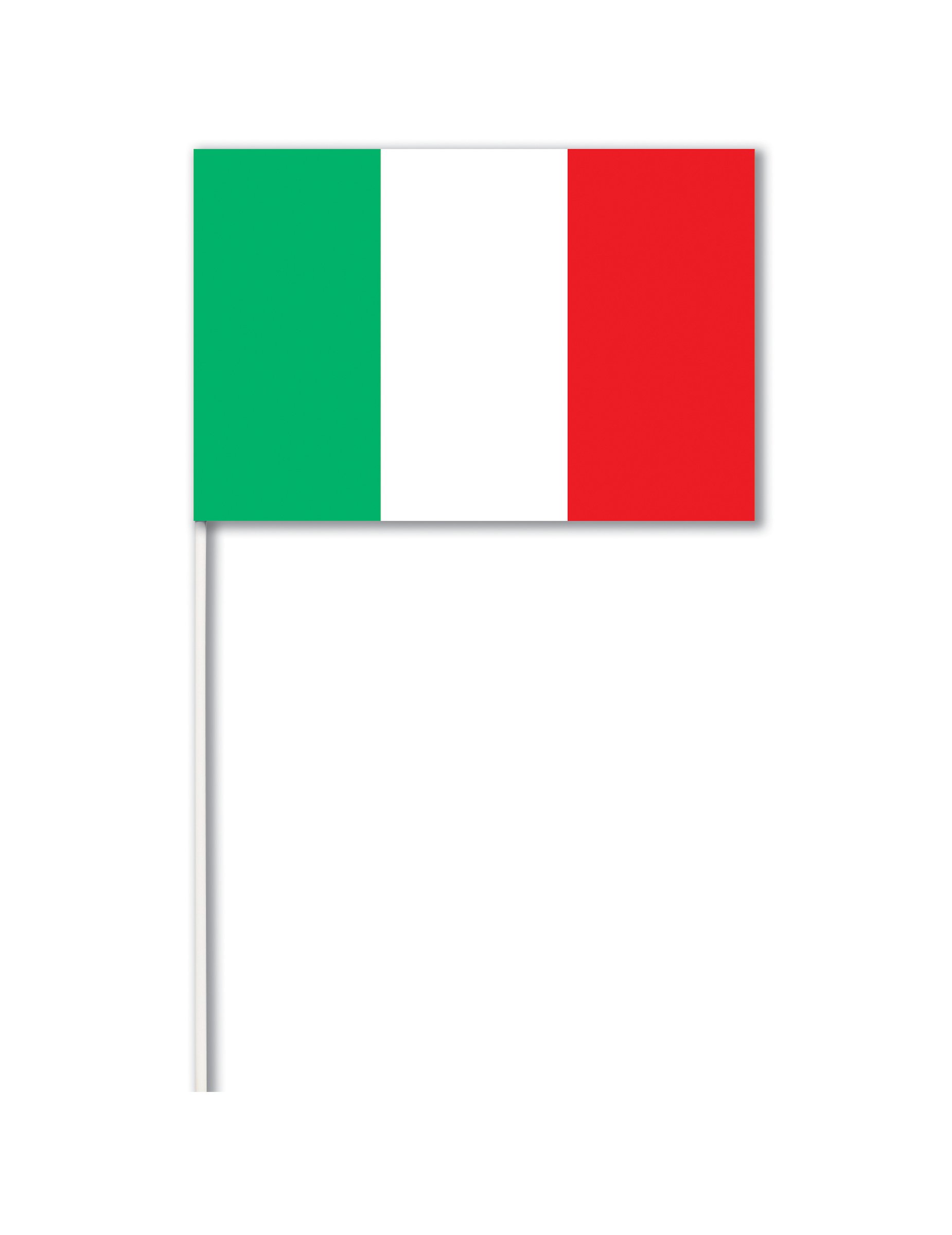 Fahne Italien Papier 14 x 21 cm von CHRISTIANFABRICATIONS