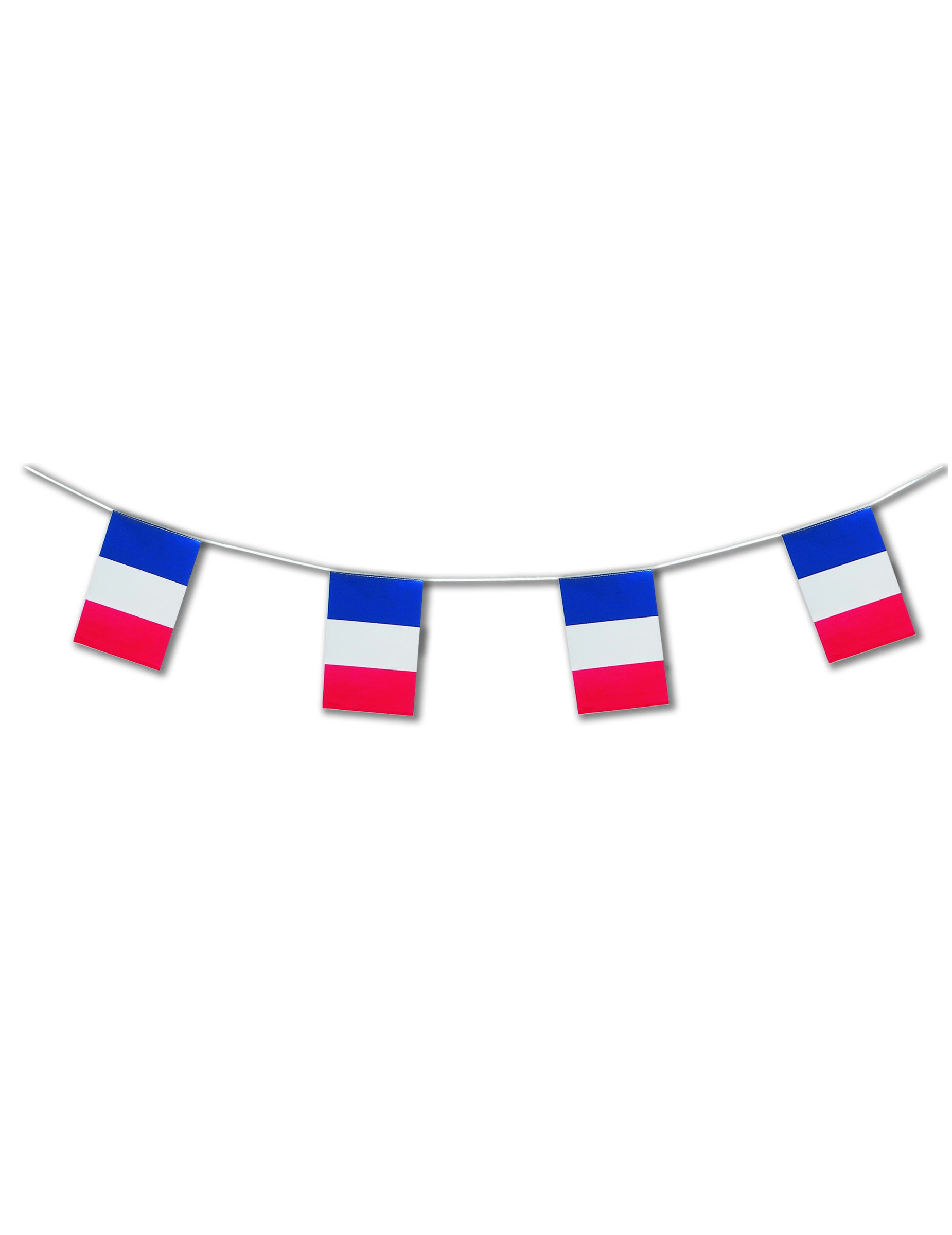 Französische Flaggen-Girlande Frankreich-Fanartikel 5m von CHRISTIANFABRICATIONS