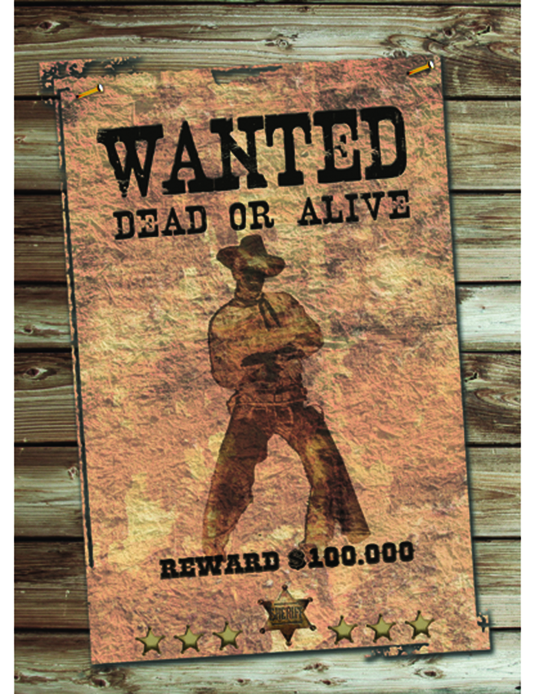 Wanted Suchplakat Western Wanddeko Wanted Suchplakat Western Wanddeko von CHRISTIANFABRICATIONS
