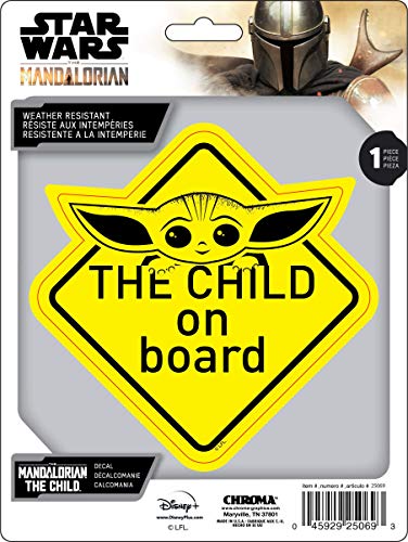 Mandalorian 25069 The Child On Board S Stick Onz Aufkleber von CHROMA