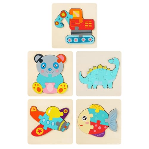 5-Teiliges Puzzle-Spielzeug Für Kleinkinder, 3D-Puzzle-Spielzeug, Buntes Baustein-Spielzeug, Baby-Früherziehungsspielzeug, Interaktives Spielzeug, Baby-Lern-Requisiten 5-Teiliges Puzzle-Spielzeug Für Kleinkinder, 3D-Puzzle-Spielzeug, Buntes Baustein-Spielzeug, Baby-Früherziehungsspielzeug, Interaktives Spielzeug, Baby-Lern-Requisiten von CHROMACRAFT
