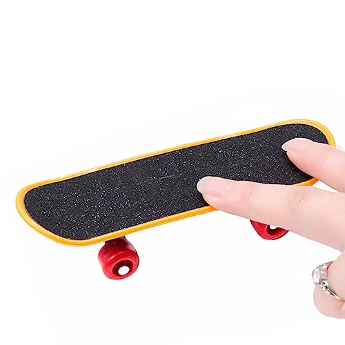 CHROX Skateboard-Handspielzeug, Langlebiges Mini-Fingerspitzen-Skateboard, Einfach Zu Spielende Kreative Kleine Griffbretter, Einfach Zu Verwendendes Handgriffbrett-Spielzeug Für Partygeschenke von CHROX