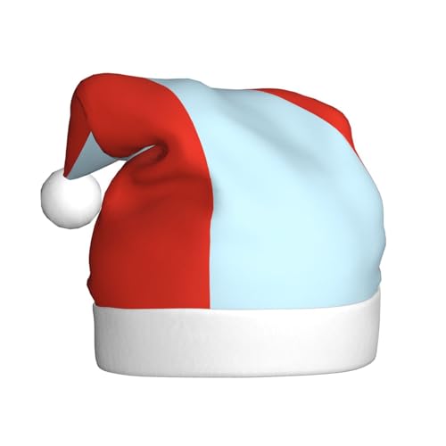 CHRYSM Festliche Weihnachtsmütze, langlebige Farbe, perfektes Accessoire für Feiertage, Erwachsenengröße, olide Farbe, klein, frisch) von CHRYSM