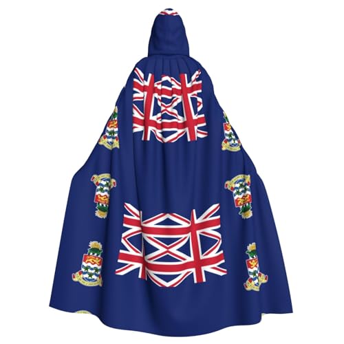Umhang mit Kapuze, Umhang mit Kapuze, Halloween-Kostüm, Vampir-Kostüm, Flagge der Kaimaninseln von CHRYSM