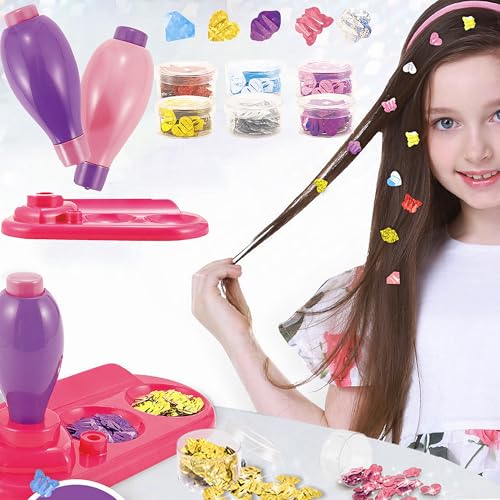 CHSG Haarschmuckdrucker, Verschiedene Jahre Haarschmuck Für Mädchen Folie Geschenk Mädchen Kinder Spielzeug, Haarflechtmaschine DIY Makeup Mädchen Haar Decoration Spielzeug Feines Mädchen CHSG Haarschmuckdrucker, Verschiedene Jahre Haarschmuck Für Mädchen Folie Geschenk Mädchen Kinder Spielzeug, Haarflechtmaschine DIY Makeup Mädchen Haar Decoration Spielzeug Feines Mädchen von CHSG