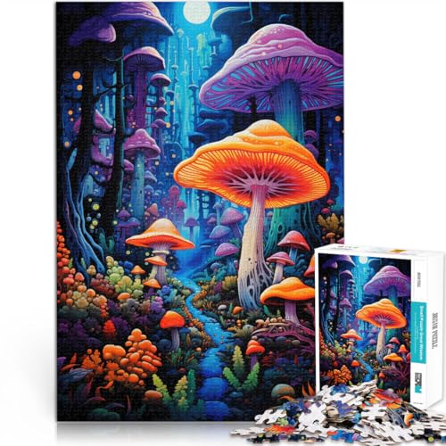 1000-Teile-Puzzle für Erwachsene Abgefahrener Wald voller Pilze Aus Karton ab 14 Jahren Quizspiel Lustige Aktivitäten für zu Hause, Geburtstagsgeschenk, Reisegeschenke。Größe:26x38cm/10.2x14.9Zoll 1000-Teile-Puzzle für Erwachsene Abgefahrener Wald voller Pilze Aus Karton ab 14 Jahren Quizspiel Lustige Aktivitäten für zu Hause, Geburtstagsgeschenk, Reisegeschenke。Größe:26x38cm/10.2x14.9Zoll von CHTLIFQ