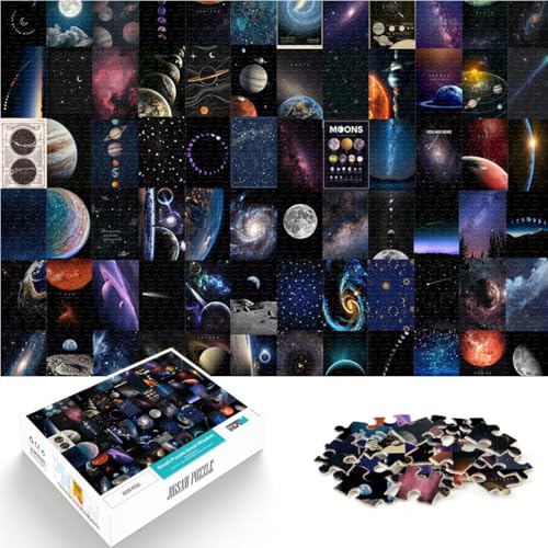 1000-Teile-Puzzle für Erwachsene Astronomie-Mosaik Aus Holz für 14+ Spielzeug-Intellektuelles Spiel Angebot als Geschenk für die ganze Familie。Größe:50x75cm/19.6x29.5Zoll 1000-Teile-Puzzle für Erwachsene Astronomie-Mosaik Aus Holz für 14+ Spielzeug-Intellektuelles Spiel Angebot als Geschenk für die ganze Familie。Größe:50x75cm/19.6x29.5Zoll von CHTLIFQ