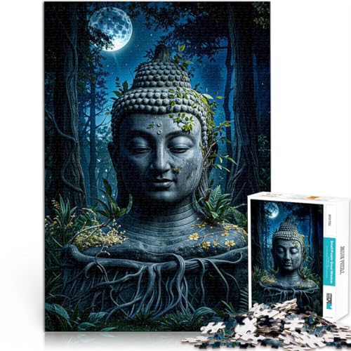 1000-Teile-Puzzle für Erwachsene Buddha im Wald Aus Holz ab 14 Jahren Herausforderndes Spiel Tolles Geschenk zum Spielen。Größe:50x75cm/19.6x29.5Zoll 1000-Teile-Puzzle für Erwachsene Buddha im Wald Aus Holz ab 14 Jahren Herausforderndes Spiel Tolles Geschenk zum Spielen。Größe:50x75cm/19.6x29.5Zoll von CHTLIFQ