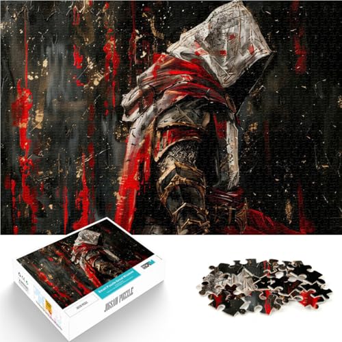 1000-Teile-Puzzle für Erwachsene Gib Niemals auf Aus Karton ab 14 Jahren Anti-Stress-Spielzeug Tolle Geschenke und Spielzeuge。Größe：26x38cm/10.2x14.9Zoll von CHTLIFQ