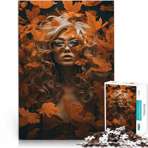 1000-Teile-Puzzle für Erwachsene Herbstästhetik Aus Holz ab 14 Jahren lustige Spiele für die ganze Familie tolles Größe:50x75cm/19.6x29.5Zoll 1000-Teile-Puzzle für Erwachsene Herbstästhetik Aus Holz ab 14 Jahren lustige Spiele für die ganze Familie tolles Größe:50x75cm/19.6x29.5Zoll von CHTLIFQ