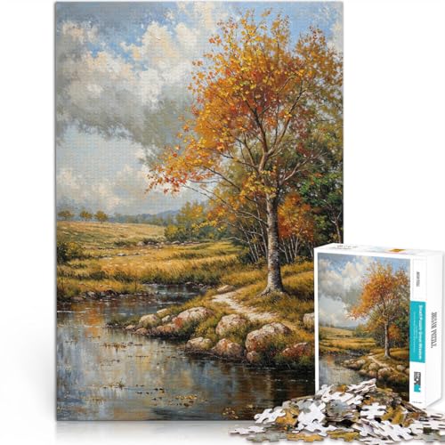 1000-Teile-Puzzle für Erwachsene Herbstreflexion Aus Holz ab 14 Jahren Spielzeug-Intellektuelles Spiel Angebot als Geschenk für die ganze Familie。Größe:50x75cm/19.6x29.5Zoll 1000-Teile-Puzzle für Erwachsene Herbstreflexion Aus Holz ab 14 Jahren Spielzeug-Intellektuelles Spiel Angebot als Geschenk für die ganze Familie。Größe:50x75cm/19.6x29.5Zoll von CHTLIFQ