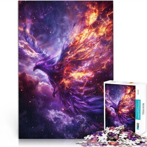 1000-Teile-Puzzle für Erwachsene Himmlischer Phönix Aus Holz ab 14 Jahren Wanddekoration Weihnachtsgeburtstagsgeschenk。Größe:50x75cm/19.6x29.5Zoll 1000-Teile-Puzzle für Erwachsene Himmlischer Phönix Aus Holz ab 14 Jahren Wanddekoration Weihnachtsgeburtstagsgeschenk。Größe:50x75cm/19.6x29.5Zoll von CHTLIFQ