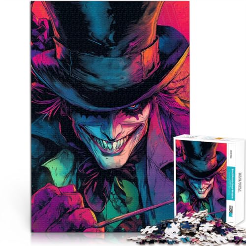 1000-Teile-Puzzle für Erwachsene Horrorkiller Aus Karton ab 14 Jahren Lernspiel-Herausforderungsspielzeug Tolles Geschenk zum Spielen。Größe:26x38cm/10.2x14.9Zoll 1000-Teile-Puzzle für Erwachsene Horrorkiller Aus Karton ab 14 Jahren Lernspiel-Herausforderungsspielzeug Tolles Geschenk zum Spielen。Größe:26x38cm/10.2x14.9Zoll von CHTLIFQ