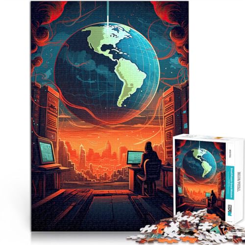 1000-Teile-Puzzle für Erwachsene Internetkunst Aus Holz ab 14 Jahren Lernspiele Heimdekoration Wichtelgeschenke。Größe:50x75cm/19.6x29.5Zoll 1000-Teile-Puzzle für Erwachsene Internetkunst Aus Holz ab 14 Jahren Lernspiele Heimdekoration Wichtelgeschenke。Größe:50x75cm/19.6x29.5Zoll von CHTLIFQ