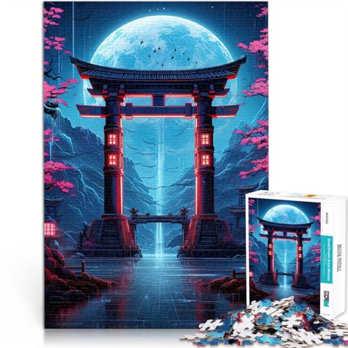 1000-Teile-Puzzle für Erwachsene Japanisches Tor Anime Aus Karton ab 14 Jahren Harte Herausforderung Lernen pädagogisches Geschenk。Größe:26x38cm/10.2x14.9Zoll 1000-Teile-Puzzle für Erwachsene Japanisches Tor Anime Aus Karton ab 14 Jahren Harte Herausforderung Lernen pädagogisches Geschenk。Größe:26x38cm/10.2x14.9Zoll von CHTLIFQ