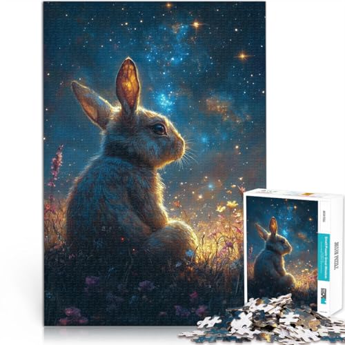 1000-Teile-Puzzle für Erwachsene Kaninchen unter Sternenhimmel Aus Holz ab 14 Jahren Unmögliches Spiel Geschenke zum 。Größe:50x75cm/19.6x29.5Zoll 1000-Teile-Puzzle für Erwachsene Kaninchen unter Sternenhimmel Aus Holz ab 14 Jahren Unmögliches Spiel Geschenke zum 。Größe:50x75cm/19.6x29.5Zoll von CHTLIFQ