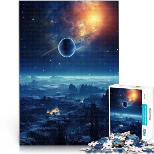 1000-Teile-Puzzle für Erwachsene Kosmos-Kunstwerk Aus Karton ab 14 Jahren Lernspiele Heimdekoration Wichtelgeschenke。Größe:26x38cm/10.2x14.9Zoll 1000-Teile-Puzzle für Erwachsene Kosmos-Kunstwerk Aus Karton ab 14 Jahren Lernspiele Heimdekoration Wichtelgeschenke。Größe:26x38cm/10.2x14.9Zoll von CHTLIFQ