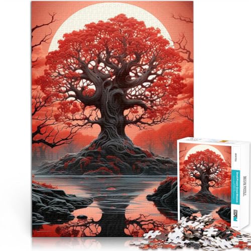 1000-Teile-Puzzle für Erwachsene Lebensbaum Aus Holz ab 14 Jahren Unmögliches Spiel Geschenke zum 。Größe:50x75cm/19.6x29.5Zoll 1000-Teile-Puzzle für Erwachsene Lebensbaum Aus Holz ab 14 Jahren Unmögliches Spiel Geschenke zum 。Größe:50x75cm/19.6x29.5Zoll von CHTLIFQ
