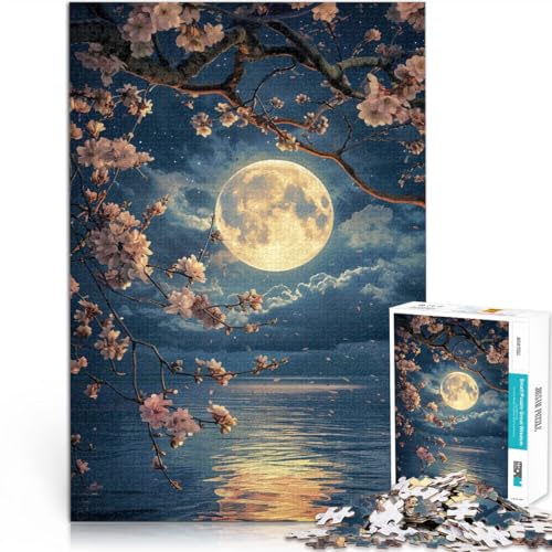 1000-Teile-Puzzle für Erwachsene Mondkirschblüte Aus Karton ab 14 Jahren Quizspiel Lustige Aktivitäten für zu Hause, Geburtstagsgeschenk, Reisegeschenke。Größe:38x52cm/14.9x20.4Zoll 1000-Teile-Puzzle für Erwachsene Mondkirschblüte Aus Karton ab 14 Jahren Quizspiel Lustige Aktivitäten für zu Hause, Geburtstagsgeschenk, Reisegeschenke。Größe:38x52cm/14.9x20.4Zoll von CHTLIFQ