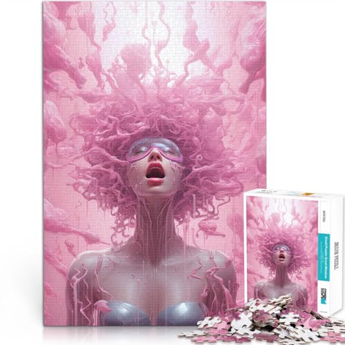 1000-Teile-Puzzle für Erwachsene Rosa Rauschen Aus Karton für 14+ Lernspielzeug für die ganze Familie Spiele Spielzeug Geschenk。Größe:26x38cm/10.2x14.9Zoll 1000-Teile-Puzzle für Erwachsene Rosa Rauschen Aus Karton für 14+ Lernspielzeug für die ganze Familie Spiele Spielzeug Geschenk。Größe:26x38cm/10.2x14.9Zoll von CHTLIFQ