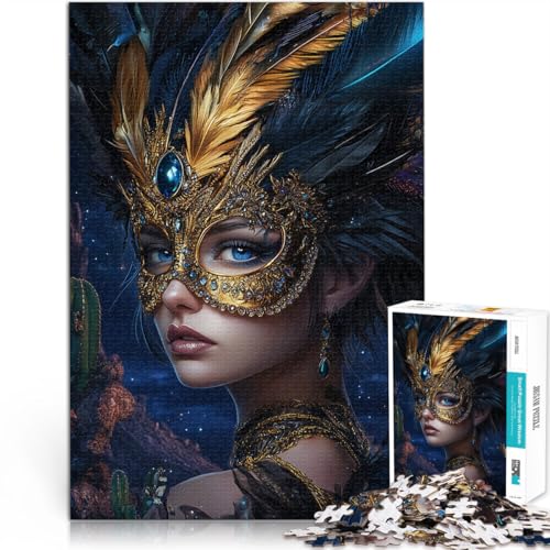 1000-Teile-Puzzle für Erwachsene Schöne Hexe Aus Holz ab 14 Jahren Home Dekoration Spiel Spielzeug Weihnachtsspiel Geschenke für Frauen。Größe:50x75cm/19.6x29.5Zoll 1000-Teile-Puzzle für Erwachsene Schöne Hexe Aus Holz ab 14 Jahren Home Dekoration Spiel Spielzeug Weihnachtsspiel Geschenke für Frauen。Größe:50x75cm/19.6x29.5Zoll von CHTLIFQ