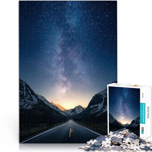 1000-Teile-Puzzle für Erwachsene Sterne über Aus Holz ab 14 Jahren Intellektuelles Spiel Geschenk zum Geburtstag。Größe:50x75cm/19.6x29.5Zoll 1000-Teile-Puzzle für Erwachsene Sterne über Aus Holz ab 14 Jahren Intellektuelles Spiel Geschenk zum Geburtstag。Größe:50x75cm/19.6x29.5Zoll von CHTLIFQ