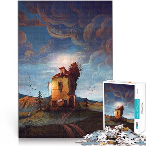 1000-Teile-Puzzle für Erwachsene Überwuchert Aus Holz ab 14 Jahren Anspruchsvolles Spiel und Familienspiel tolles Größe:50x75cm/19.6x29.5Zoll 1000-Teile-Puzzle für Erwachsene Überwuchert Aus Holz ab 14 Jahren Anspruchsvolles Spiel und Familienspiel tolles Größe:50x75cm/19.6x29.5Zoll von CHTLIFQ