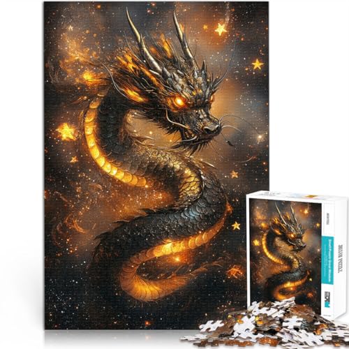1000-Teile-Puzzle für Erwachsene Uralter Drache Aus Holz ab 14 Jahren Quizspiel Lustige Aktivitäten für zu Hause, Geburtstagsgeschenk, Reisegeschenke。Größe:50x75cm/19.6x29.5Zoll 1000-Teile-Puzzle für Erwachsene Uralter Drache Aus Holz ab 14 Jahren Quizspiel Lustige Aktivitäten für zu Hause, Geburtstagsgeschenk, Reisegeschenke。Größe:50x75cm/19.6x29.5Zoll von CHTLIFQ