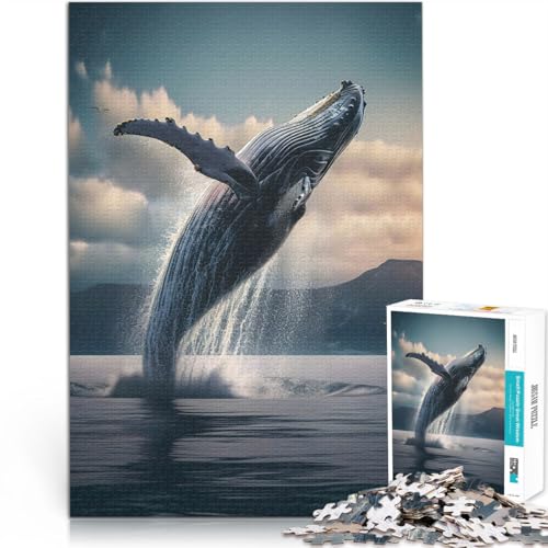 1000-Teile-Puzzle für Erwachsene Walhai Aus Karton ab 14 Jahren Entspannungsspiele Einzigartige Geburtstags Größe:26x38cm/10.2x14.9Zoll 1000-Teile-Puzzle für Erwachsene Walhai Aus Karton ab 14 Jahren Entspannungsspiele Einzigartige Geburtstags Größe:26x38cm/10.2x14.9Zoll von CHTLIFQ