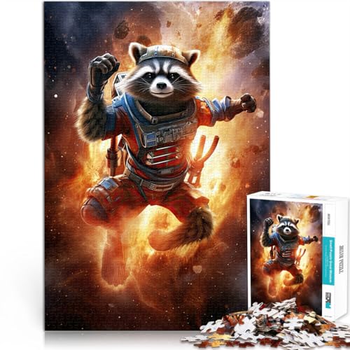 1000-Teile-Puzzle für Erwachsene Waschbärkunst Aus Karton ab 14 Jahren pädagogische Herausforderung Lustige Aktivitäten für zu Hause, Geburtstagsgeschenke, Reisegeschenke。Größe:26x38cm/10.2x14.9Zoll 1000-Teile-Puzzle für Erwachsene Waschbärkunst Aus Karton ab 14 Jahren pädagogische Herausforderung Lustige Aktivitäten für zu Hause, Geburtstagsgeschenke, Reisegeschenke。Größe:26x38cm/10.2x14.9Zoll von CHTLIFQ