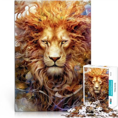 1000-Teile-Puzzle für Erwachsene Wilde Löwentierkunst Aus Karton für 14+ Pädagogisches Spielzeug zum Lernen Geschenke für Freunde und Familie。Größe:26x38cm/10.2x14.9Zoll 1000-Teile-Puzzle für Erwachsene Wilde Löwentierkunst Aus Karton für 14+ Pädagogisches Spielzeug zum Lernen Geschenke für Freunde und Familie。Größe:26x38cm/10.2x14.9Zoll von CHTLIFQ