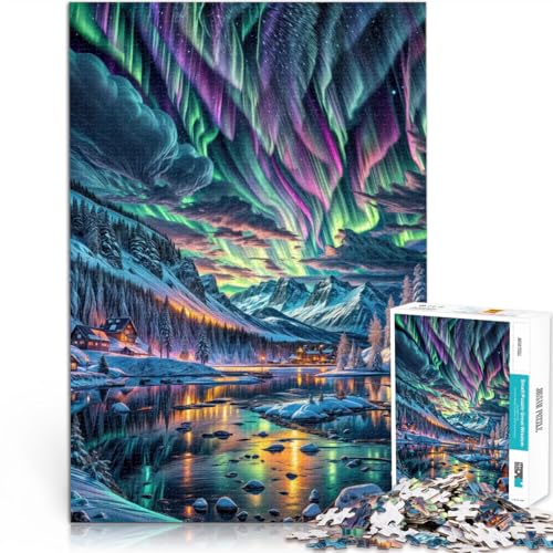1000-Teile-Puzzle für Erwachsene Winterwunderland Aus Holz ab 14 Jahren Dekomprimierendes intellektuelles Lernspielzeug tolles Geschenk。Größe:50x75cm/19.6x29.5Zoll 1000-Teile-Puzzle für Erwachsene Winterwunderland Aus Holz ab 14 Jahren Dekomprimierendes intellektuelles Lernspielzeug tolles Geschenk。Größe:50x75cm/19.6x29.5Zoll von CHTLIFQ