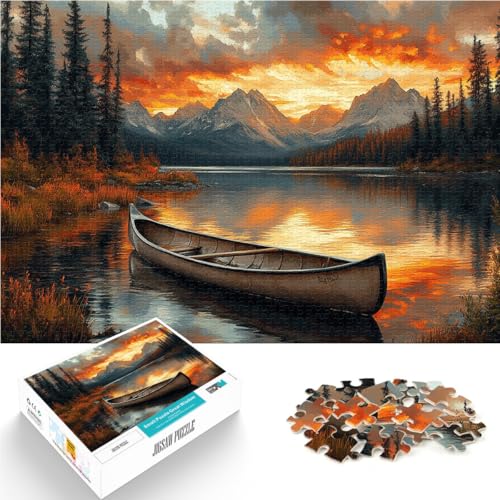 1000-Teile-Puzzle für Erwachsene und Jugendliche Boot Sonnenuntergang Aus Karton ab 14 Jahren Anti-Stress-Familienspiel schwierige Herausforderung Geschenkideen。Größe:38x52cm/14.9x20.4Zoll 1000-Teile-Puzzle für Erwachsene und Jugendliche Boot Sonnenuntergang Aus Karton ab 14 Jahren Anti-Stress-Familienspiel schwierige Herausforderung Geschenkideen。Größe:38x52cm/14.9x20.4Zoll von CHTLIFQ