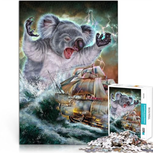 1000-Teile-Puzzle für Erwachsene und Jugendliche Monster Koala Kraken Aus Karton ab 14 Jahren Intellektuelles Dekompressions-Lernspielzeug Geburtstagsgeschenke。Größe:26x38cm/10.2x14.9Zoll 1000-Teile-Puzzle für Erwachsene und Jugendliche Monster Koala Kraken Aus Karton ab 14 Jahren Intellektuelles Dekompressions-Lernspielzeug Geburtstagsgeschenke。Größe:26x38cm/10.2x14.9Zoll von CHTLIFQ