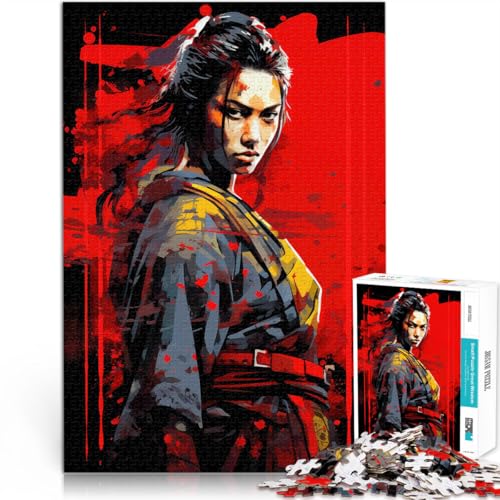 1000-Teile-Puzzle für Erwachsene und Jugendliche Samurai-Pop-Art Aus Karton ab 14 Jahren Quizspiel Lustige Aktivitäten für zu Hause, Geburtstagsgeschenk, Reisegeschenke。Größe:26x38cm/10.2x14.9Zoll 1000-Teile-Puzzle für Erwachsene und Jugendliche Samurai-Pop-Art Aus Karton ab 14 Jahren Quizspiel Lustige Aktivitäten für zu Hause, Geburtstagsgeschenk, Reisegeschenke。Größe:26x38cm/10.2x14.9Zoll von CHTLIFQ