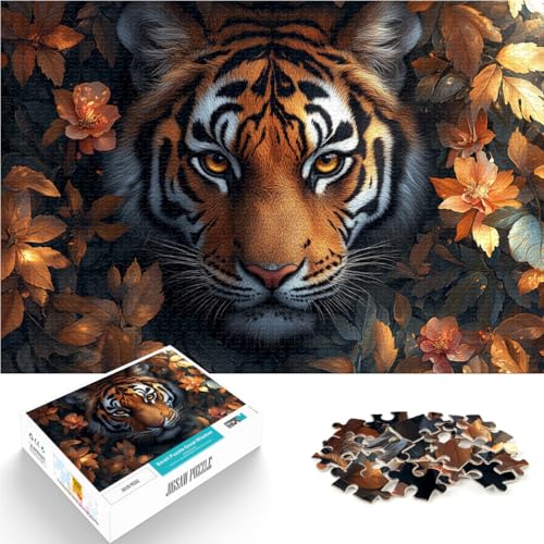 1000-Teile-Puzzle für Teenager Dschungeltiger Aus Karton ab 14 Jahren Lernspiele Heimdekoration Wichtelgeschenke。Größe:26x38cm/10.2x14.9Zoll 1000-Teile-Puzzle für Teenager Dschungeltiger Aus Karton ab 14 Jahren Lernspiele Heimdekoration Wichtelgeschenke。Größe:26x38cm/10.2x14.9Zoll von CHTLIFQ