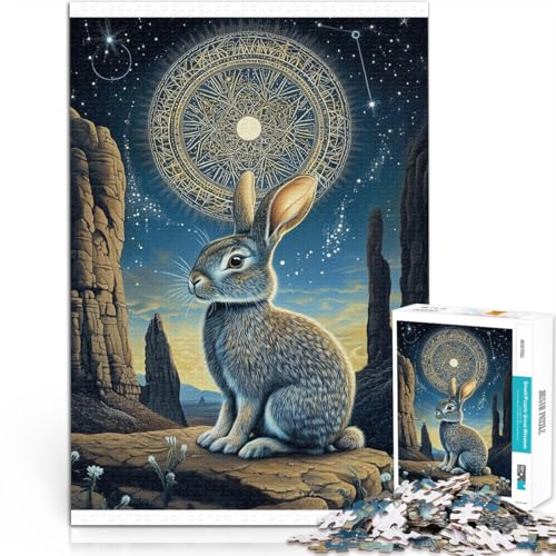 1000-Teile-Puzzle für Teenager Farbiger Hase Aus Holz ab 14 Jahren Denksportaufgabe-Spiel Spiele Spielzeug Geschenk。Größe:50x75cm/19.6x29.5Zoll 1000-Teile-Puzzle für Teenager Farbiger Hase Aus Holz ab 14 Jahren Denksportaufgabe-Spiel Spiele Spielzeug Geschenk。Größe:50x75cm/19.6x29.5Zoll von CHTLIFQ