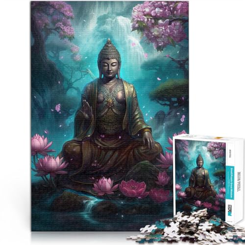 1000-Teile-Puzzle für Teenager Friedlicher Buddha Aus Holz für 14+ Lernspielzeug zum Lernen Weihnachts- und Geburtstagsgeschenke。Größe:50x75cm/19.6x29.5Zoll 1000-Teile-Puzzle für Teenager Friedlicher Buddha Aus Holz für 14+ Lernspielzeug zum Lernen Weihnachts- und Geburtstagsgeschenke。Größe:50x75cm/19.6x29.5Zoll von CHTLIFQ
