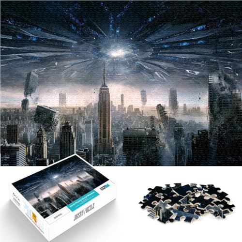 1000-Teile-Puzzle für Teenager Horror NYC Stadt Apokalypse Aus Karton für 14+ Stressabbau Interessante Geschenke zur Stressreduzierung。Größe:38x52cm/14.9x20.4Zoll 1000-Teile-Puzzle für Teenager Horror NYC Stadt Apokalypse Aus Karton für 14+ Stressabbau Interessante Geschenke zur Stressreduzierung。Größe:38x52cm/14.9x20.4Zoll von CHTLIFQ