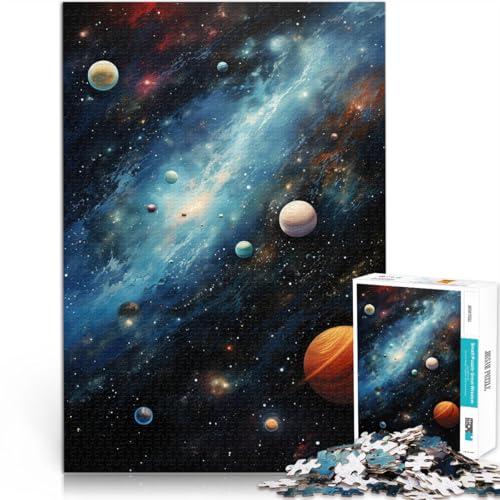 1000-Teile-Puzzle für Teenager Kosmos-Kunstwerk Aus Karton ab 14 Jahren Lustige Spiele Lustige Aktivitäten für zu Hause, Geburtstagsgeschenke, Reisegeschenke。Größe:26x38cm/10.2x14.9Zoll 1000-Teile-Puzzle für Teenager Kosmos-Kunstwerk Aus Karton ab 14 Jahren Lustige Spiele Lustige Aktivitäten für zu Hause, Geburtstagsgeschenke, Reisegeschenke。Größe:26x38cm/10.2x14.9Zoll von CHTLIFQ
