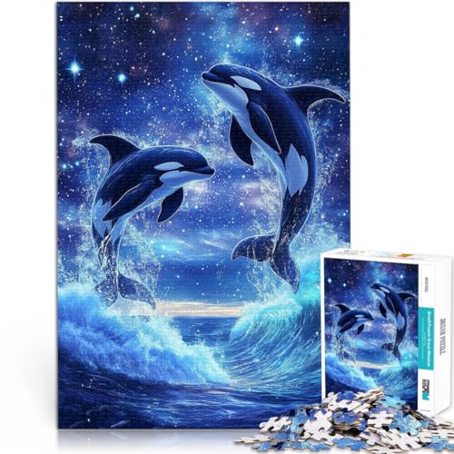 1000-Teile-Puzzle für Teenager Orca-Wal-Killerwelle Aus Karton für 14+ Für Familienspaß und Spieleabende Künstlersammlung, Bildende Kunst。Größe:38x52cm/14.9x20.4Zoll 1000-Teile-Puzzle für Teenager Orca-Wal-Killerwelle Aus Karton für 14+ Für Familienspaß und Spieleabende Künstlersammlung, Bildende Kunst。Größe:38x52cm/14.9x20.4Zoll von CHTLIFQ