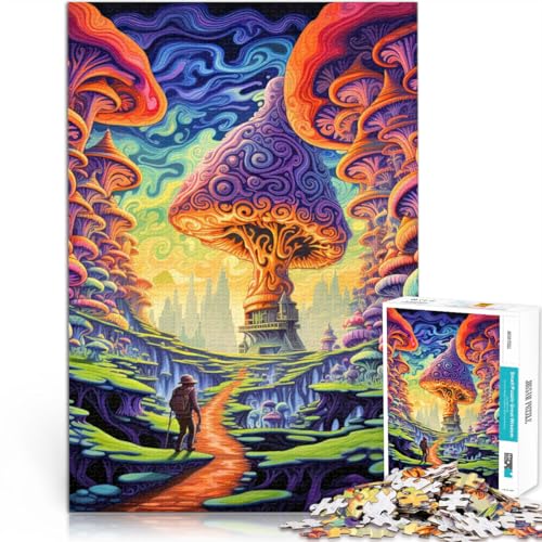1000-Teile-Puzzle für Teenager Psychedelische Kunst Aus Holz ab 14 Jahren Familienaktivitäten Geburtstagsgeschenk。Größe:50x75cm/19.6x29.5Zoll 1000-Teile-Puzzle für Teenager Psychedelische Kunst Aus Holz ab 14 Jahren Familienaktivitäten Geburtstagsgeschenk。Größe:50x75cm/19.6x29.5Zoll von CHTLIFQ