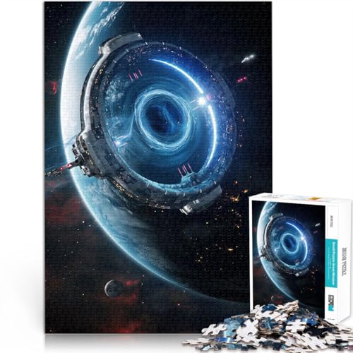 1000-Teile-Puzzle für Teenager Raumstation Aus Holz ab 14 Jahren Unmögliches Spiel Geschenke zum 。Größe:50x75cm/19.6x29.5Zoll 1000-Teile-Puzzle für Teenager Raumstation Aus Holz ab 14 Jahren Unmögliches Spiel Geschenke zum 。Größe:50x75cm/19.6x29.5Zoll von CHTLIFQ