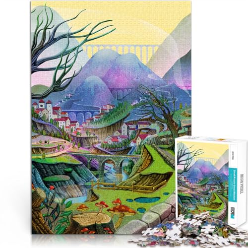 1000-Teile-Puzzle für Teenager Traumland Aus Karton für 14+ Für Familienspaß und Spieleabende Künstlersammlung, Bildende Kunst。Größe:26x38cm/10.2x14.9Zoll 1000-Teile-Puzzle für Teenager Traumland Aus Karton für 14+ Für Familienspaß und Spieleabende Künstlersammlung, Bildende Kunst。Größe:26x38cm/10.2x14.9Zoll von CHTLIFQ